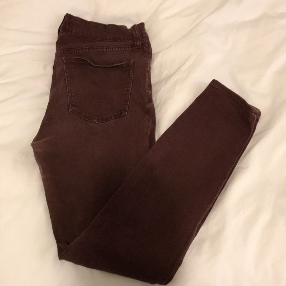 Madewell Purple Skinny High Rise Jeans 28